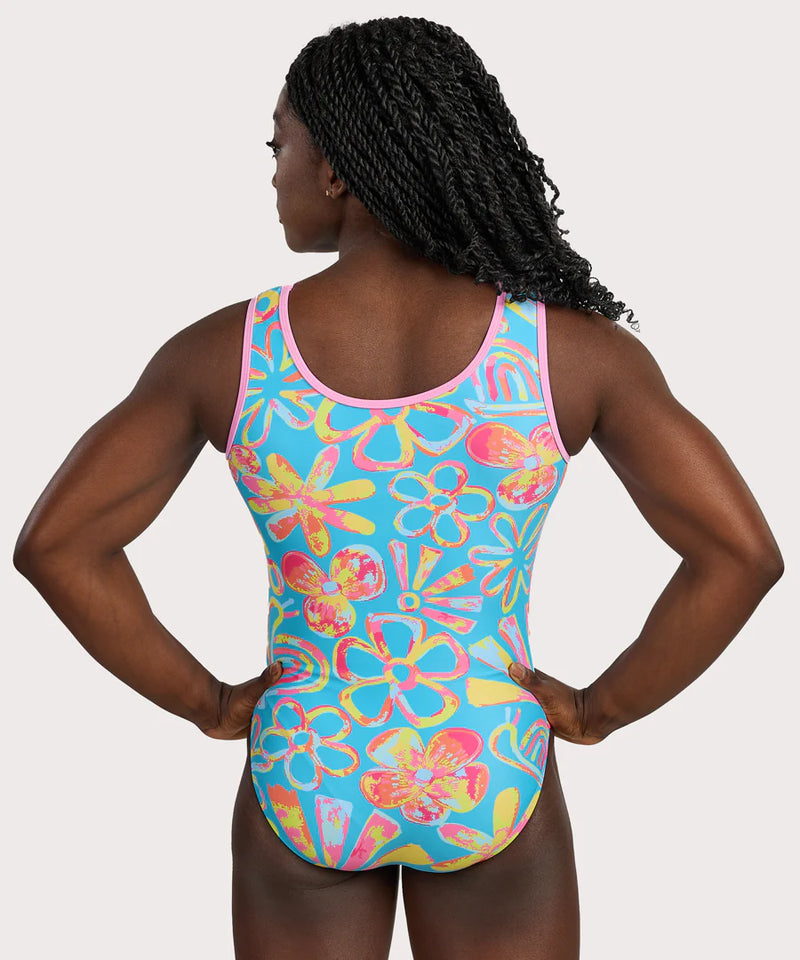 Plum Flutter Pattern Plum Flutter Traditional Leotard – De Arte Gymnastica